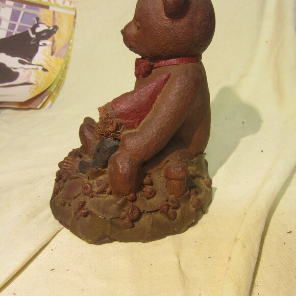 VTG 1981 TOM CLARK GNOMES, BEN, GNOME W/TEDDY BEAR - Picture 3 of 11